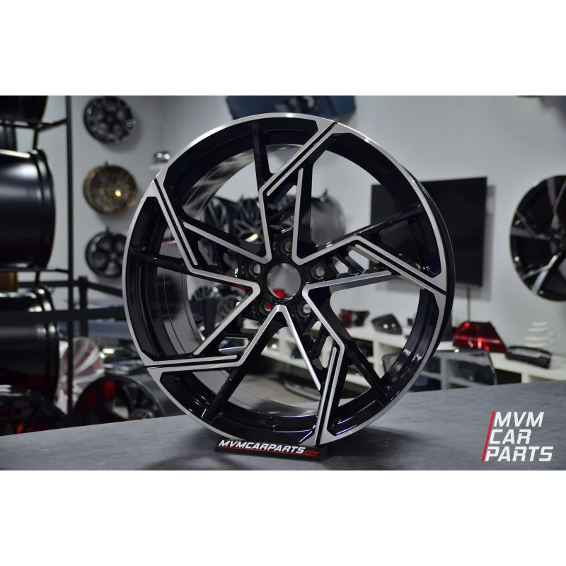 Juego de 4 Llantas 20 Audi RS Nova Black Polish AU099