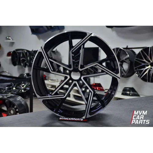 Juego de 4 Llantas 21 Audi RS Nova Black Polish AU099