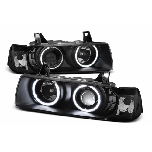 Faros delanteros para BMW Serie 3 E36 Coupe Cabrio Black