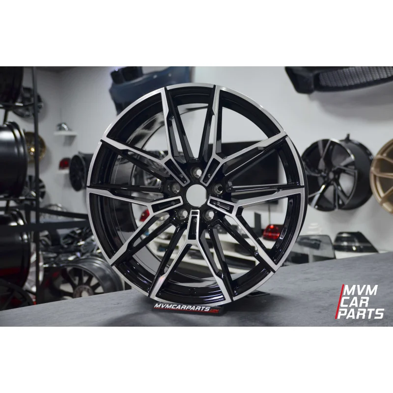 Juego de 4 Llantas 18 BMW M3 M4 Nero Black Polish BM151