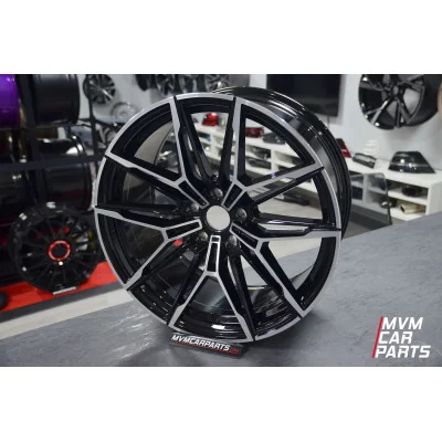 Juego de 4 Llantas 18 BMW M3 M4 Nero Black Polish BM151