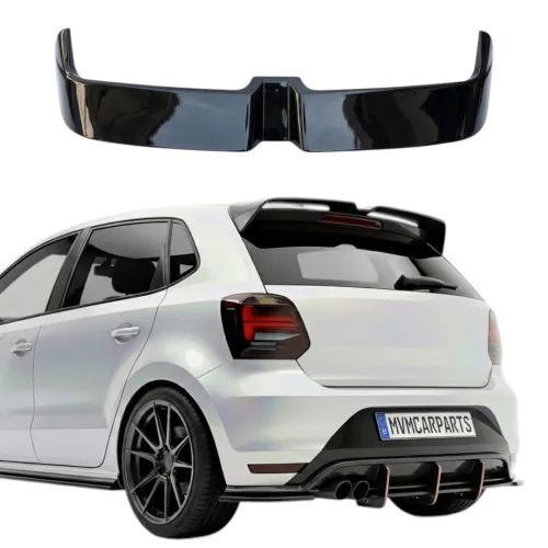 Aleron spoiler trasero Volkswagen Polo VI GTI 6R 6C 2009-2013 Negro Brillo