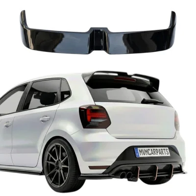 Aleron spoiler trasero Volkswagen Polo VI GTI 6R 6C 2009-2013 Negro Brillo