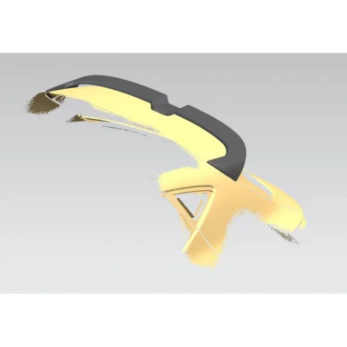 Aleron spoiler trasero Seat Leon MK4 Negro Brillo