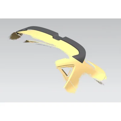 Aleron spoiler trasero Seat Leon MK4 Negro Brillo