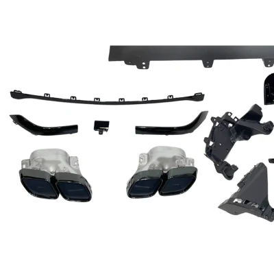 Difusor Trasero Mercedes GLC Coupe C254 +2023 look AMG GLC63 Black