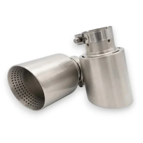 Pack 2 Salidas de Escape Acero Inoxidable Mate