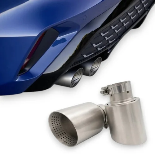 Pack 2 Salidas de escapes Acero Inoxidable Mate