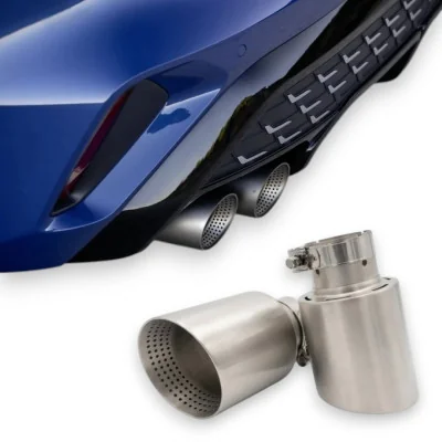 Pack 2 Salidas de escapes Acero Inoxidable Mate