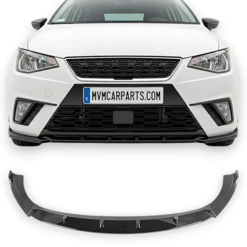Añadido Lip delantero Seat Ibiza FR 6J 2012-2017 Negro Brillo
