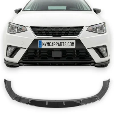 Añadido Lip delantero Seat Ibiza FR 6J 2012-2017 Negro Brillo