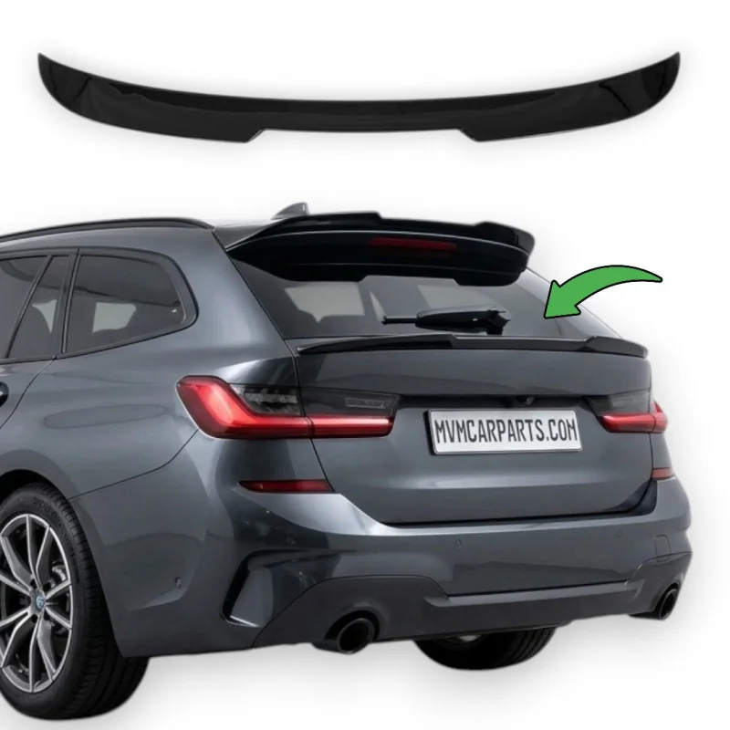 Aleron de porton inferior BMW Serie 3 G21 Touring Negro Brillo