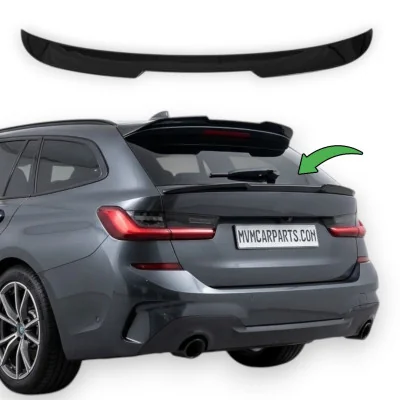 Aleron de porton inferior BMW Serie 3 G21 Touring Negro Brillo