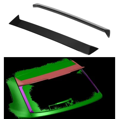 Aletines laterales de luna trasera BMW Serie 3 G21 Touring Negro Brillo