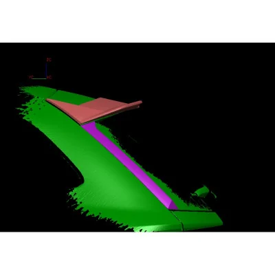 Aletines laterales de luna trasera BMW Serie 3 G21 Touring Negro Brillo