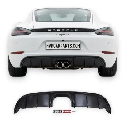 Difusor trasero Porsche Cayman 718 982 look GT4