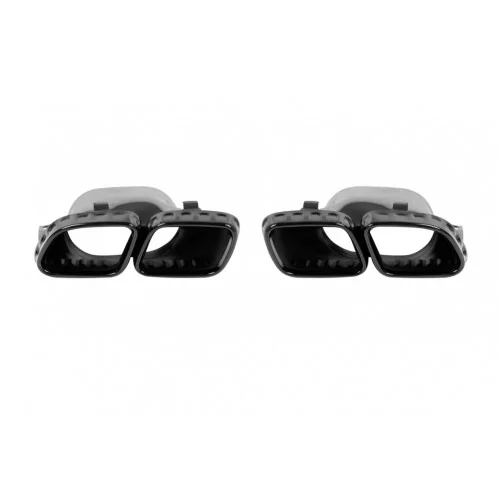 Difusor trasero para Mercedes GLC SUV X254 look GLC63 AMG Salidas Negras
