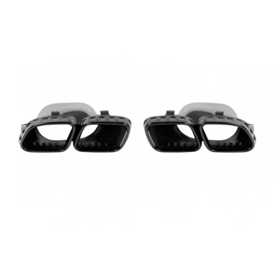 Difusor trasero para Mercedes GLC SUV X254 look GLC63 AMG Salidas Negras