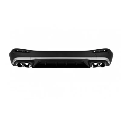 Difusor trasero para Mercedes GLC SUV X254 look GLC43 AMG Salidas Cromadas