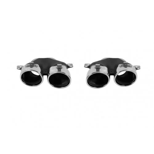 Difusor trasero para Mercedes GLC SUV X254 look GLC43 AMG Salidas Cromadas