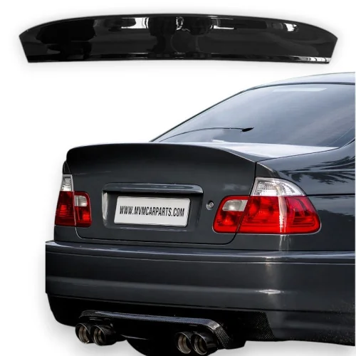 Alerón BMW Serie 3 E46 Coupe look CSL M3 Negro Brillo
