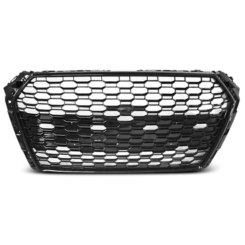 Parrilla Audi A4 B9 2015-2019 tipo RS4 Negro brillo