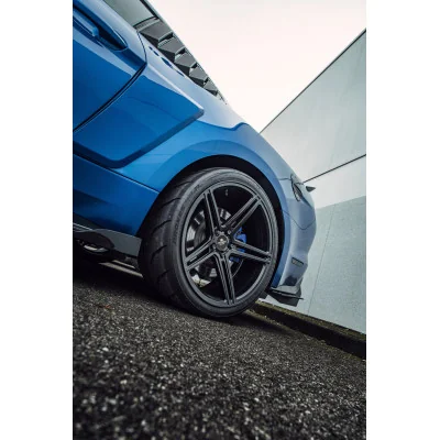 Juego de 4 Llantas 20 Forzza Bosan Satin Black 5X114.3 para Ford Mustang Shelby Ecoboost