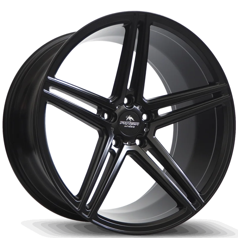Juego de 4 Llantas 20 Forzza Bosan Satin Black 5X114.3 para Ford Mustang Shelby Ecoboost