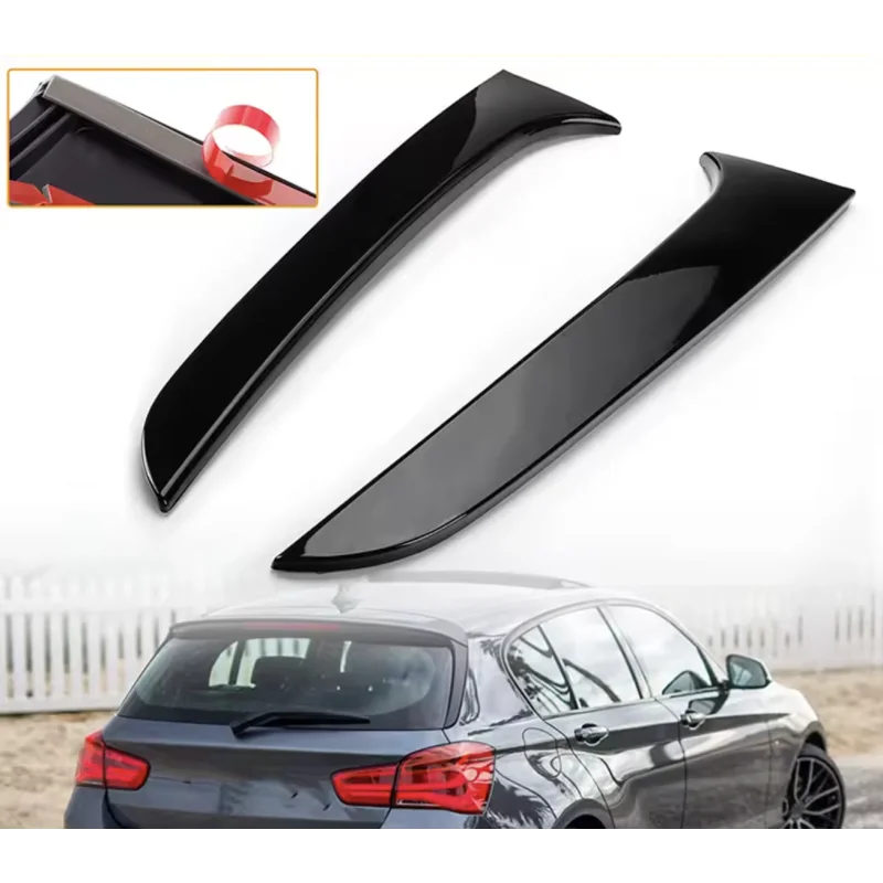 Aletines de luna Trasera BMW Serie 1 F20 F21 2012-2019 Negro Brillo