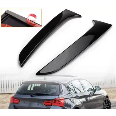 Aletines de luna Trasera BMW Serie 1 F20 F21 2012-2019 Negro Brillo
