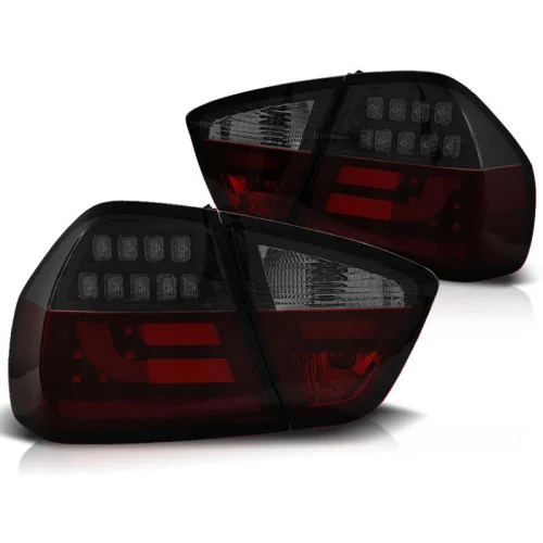 Pilotos traseros Led para BMW Serie 3 E90 look LCI Ahumados