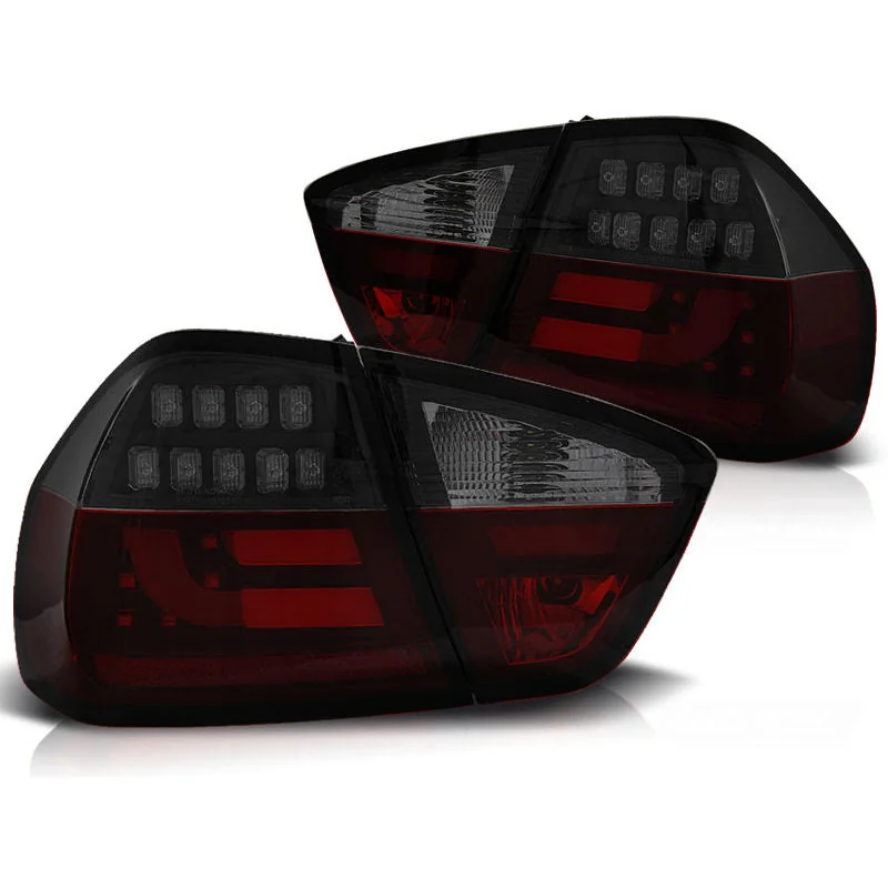 Pilotos traseros Led para BMW Serie 3 E90 look LCI Ahumados