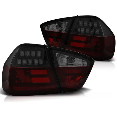 Pilotos traseros Led para BMW Serie 3 E90 look LCI Ahumados
