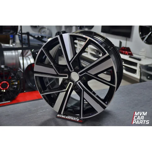 Juego de 4 Llantas 18 Volkswagen Transporter T7 Van Black Polish VW068