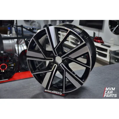 Juego de 4 Llantas 18 Volkswagen Transporter T7 Van Black Polish VW068