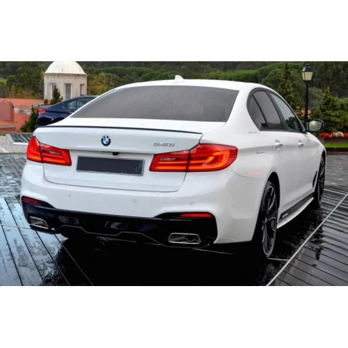 Aleron para BMW Serie 5 G30 look M5 Negro Brillo