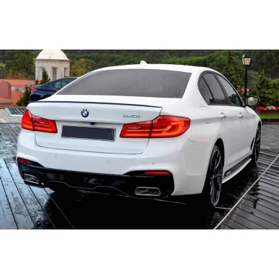 Aleron para BMW Serie 5 G30 look M5 Negro Brillo