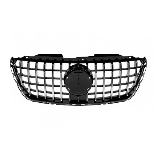 Parrilla frontal para Mercedes Sprinter W907 2018-2022 tipo Panamericana cromada
