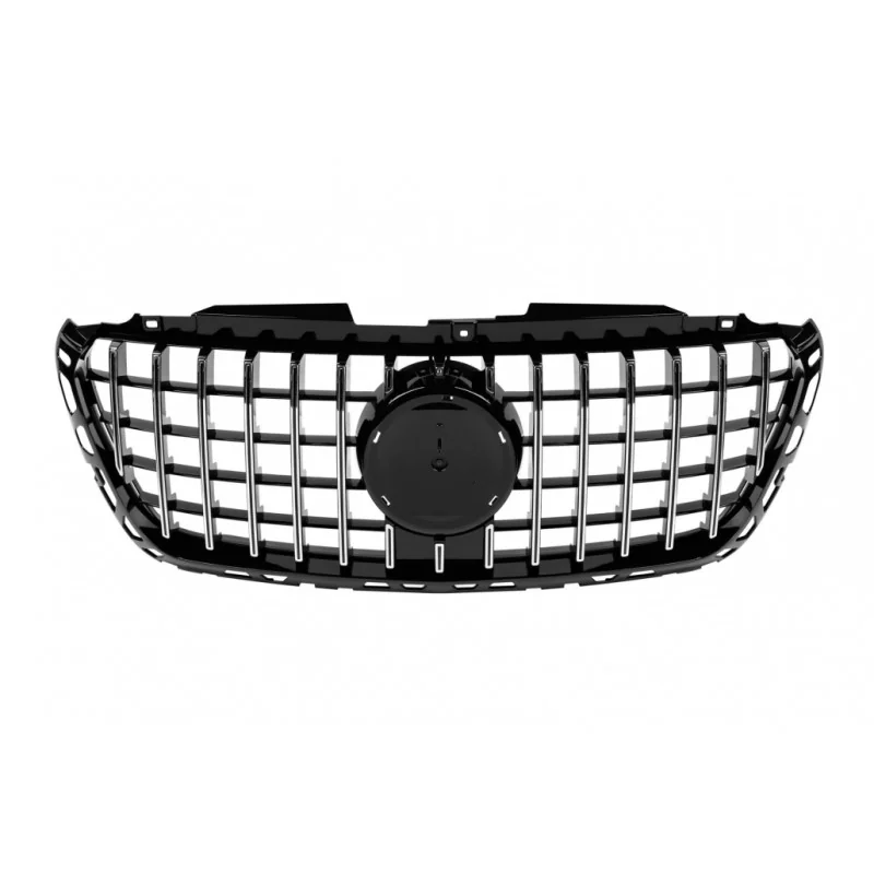 Parrilla frontal para Mercedes Sprinter W907 2018-2022 tipo Panamericana cromada