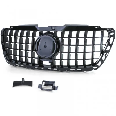 Parrilla frontal para Mercedes Sprinter W907 2018-2022 tipo Panamericana Negra