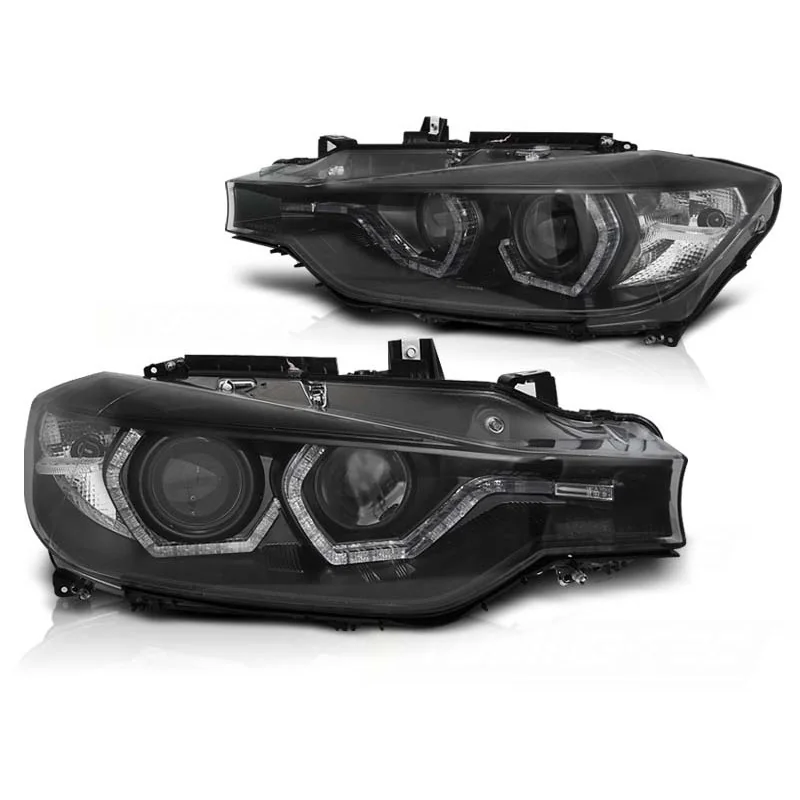 Faros Angel Eyes Led DRL BMW Serie 3 F30 F31 LCI