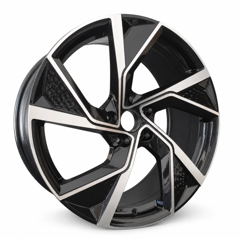 Juego de 4 Llantas 18 Audi QS Black Polish AU107