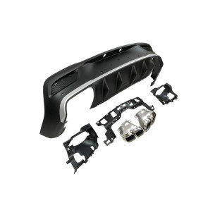 Difusor Trasero Mercedes C167 GLE 2020 look GLE 63 AMG