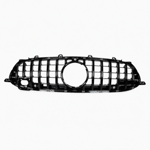 Parrilla delantera para Mercedes AMG GT 4 Puertas X290 look GTR Panamericana Negra Brillo