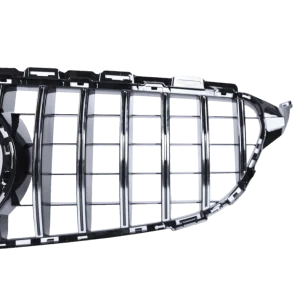Parrilla delantera para Mercedes Clase C W205 Facelift +2018 Panamericana Cromada Sin Camara