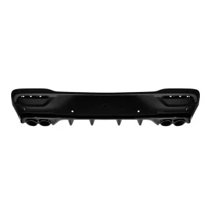 Difusor trasero para Mercedes GLE Coupe C167 look GLE 53 AMG Black + Salidas de Escape Negra