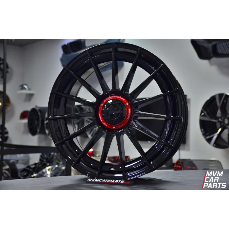 Juego de 4 Llantas 17 Aero Black Red Cap VW067