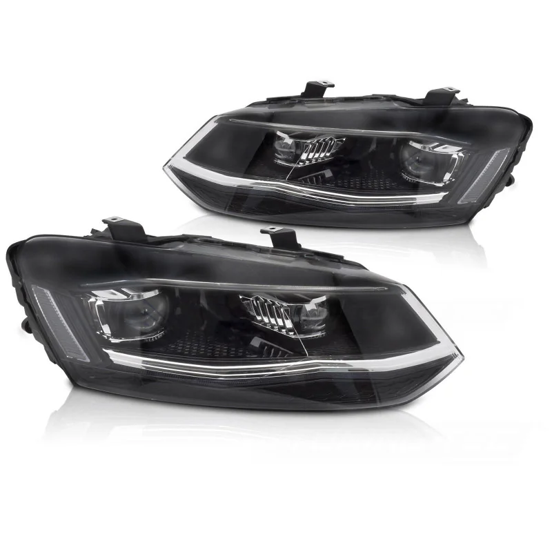 Faros delanteros Full Led Volkswagen Polo 6R 2009-2017 Cromados