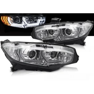 Faros FULL LED HONDA CIVIC X 16-21 Cromados