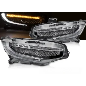 Faros FULL LED HONDA CIVIC X 16-21 Ahumado
